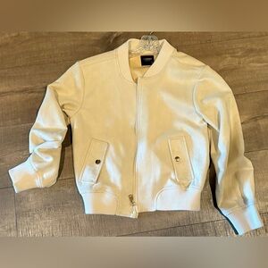 Women’s small tan faux suede jacket